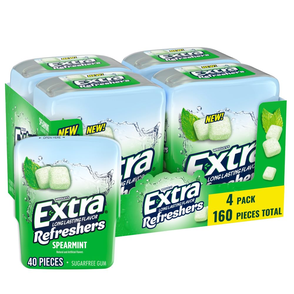 Extra Refreshers Spearmint Gum - 4ct