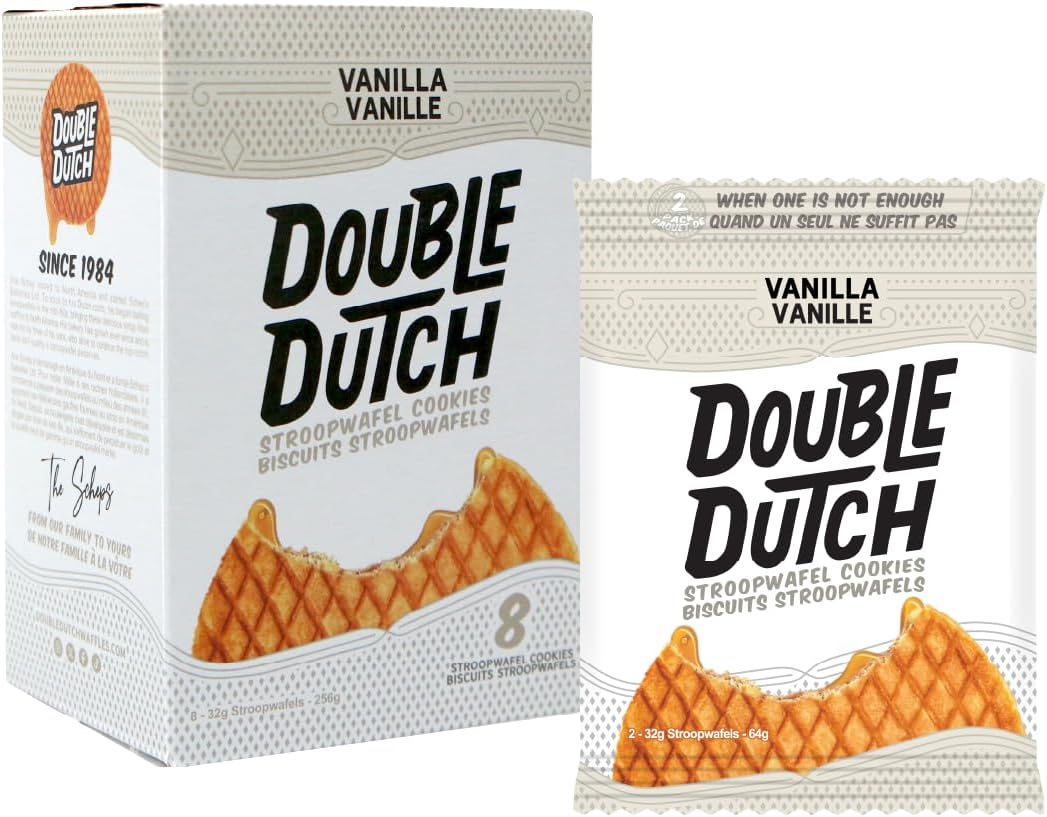 Double Dutch Vanilla Stroopwafel Cookies 2pk 64g - 8ct