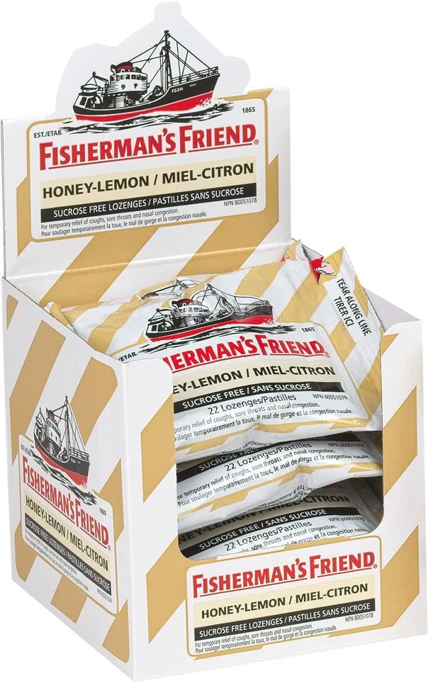 Fisherman’s Friend Honey Lemon Cough Drops 8ct