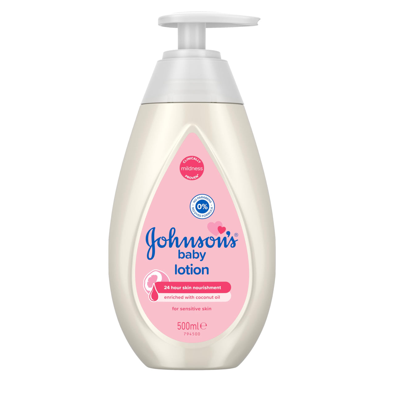 Johnson’s Baby Lotion 24 Hr Hydrating 500ml - Case of 3