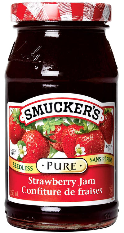Smucker’s Strawberry Jam Seedless 250ml - Case of 12