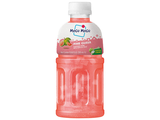 Mogu-Mogu Pink Guava 320ml - Case of 24 (Thailand)