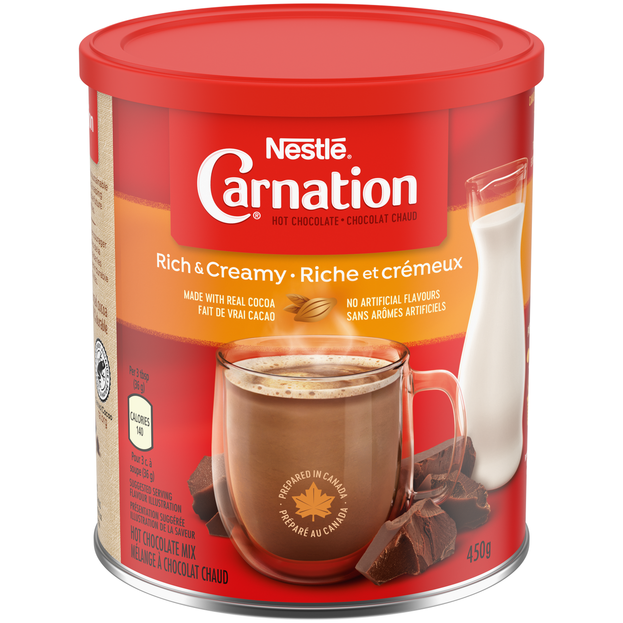 Carnation Hot Chocolate Rich & Creamy 450g - Case of 12