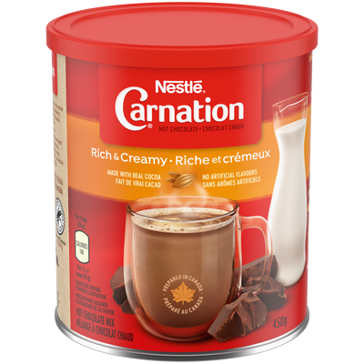 Carnation Hot Chocolate Rich & Creamy 450g - Case of 12