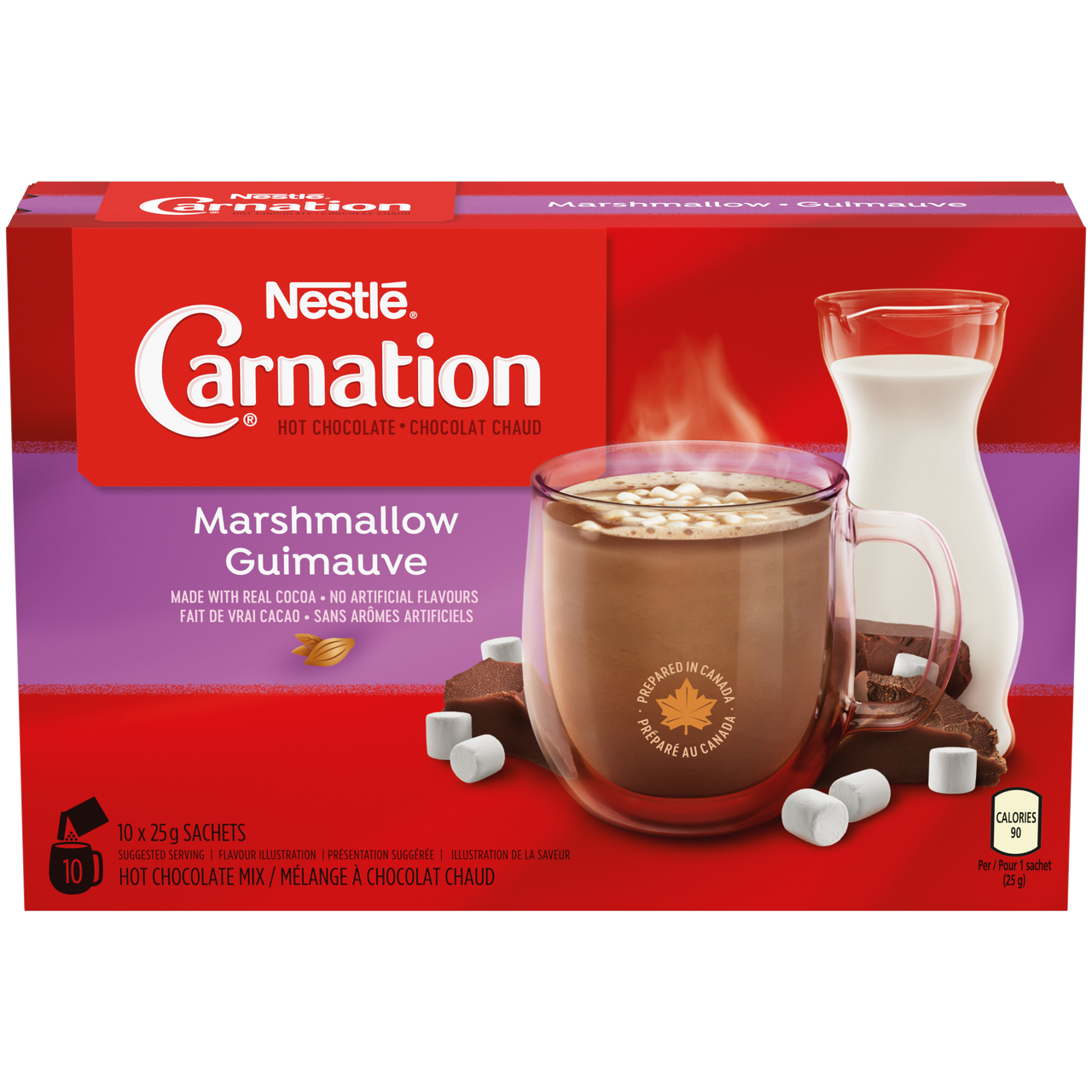 Carnation Marshmallow Hot Chocolate 25g - 10ct