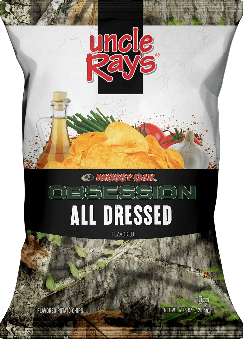 Uncle Ray's Mossy Oak Obsession All Dressed Chips (Case of 12)