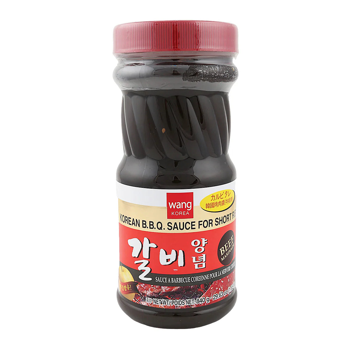 Wang Korean BBQ Sauce for Short Rib 840g - Case of 12