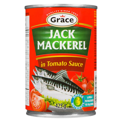 Grace Jack Mackerel in Tomato Sauce 425g - Case of 12