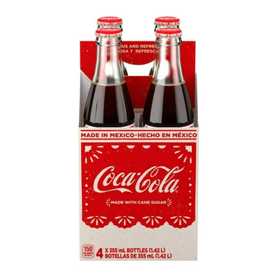 Coca Cola Glass 355ml - 4ct - Mexico