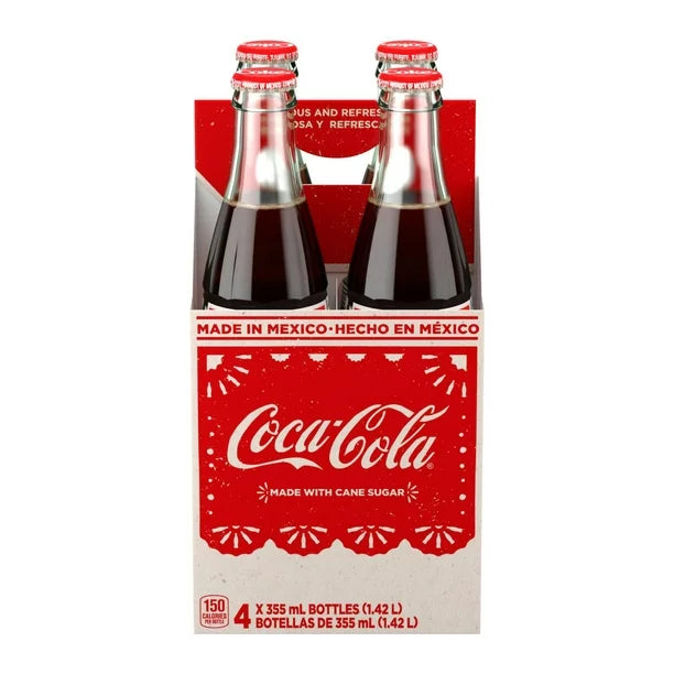 Coca Cola Glass 355ml - 6x4ct - Mexico