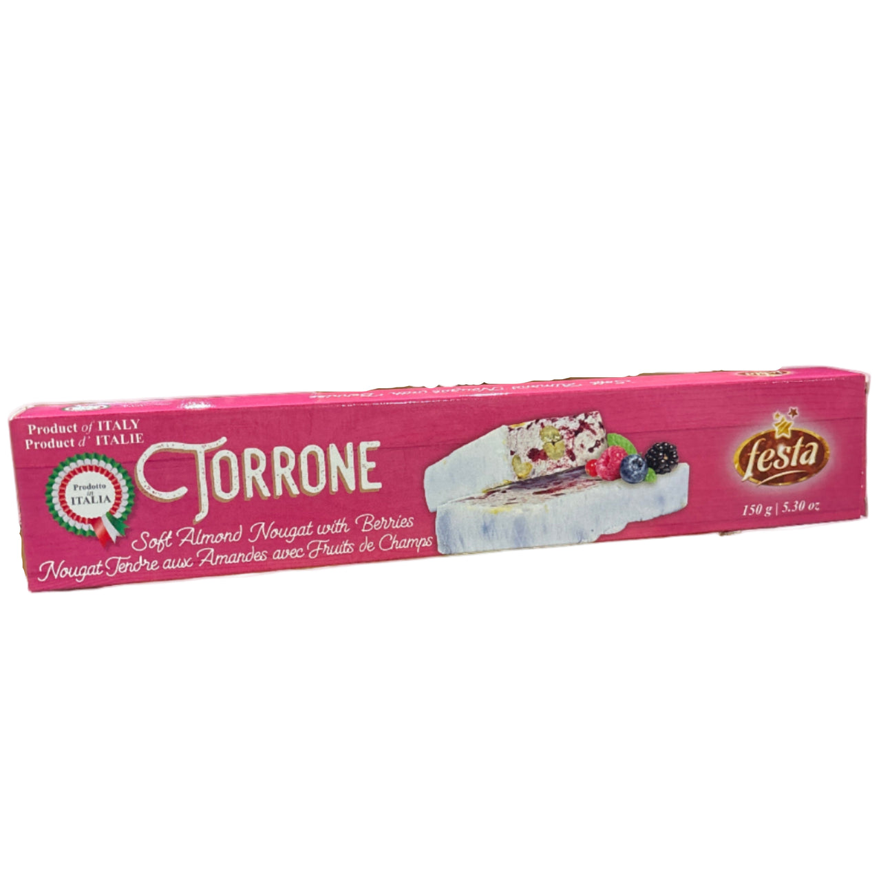 Torrone Almond Nougat with Berries 150g - Case of 12