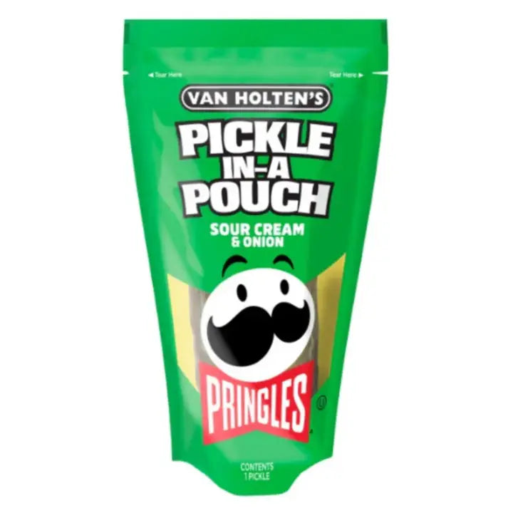 Van Holten Pringles Sour Cream & Onion Pickle - Case of 12