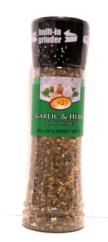 Ritsh Garlic & Herb Grinder 205g - Case of 12