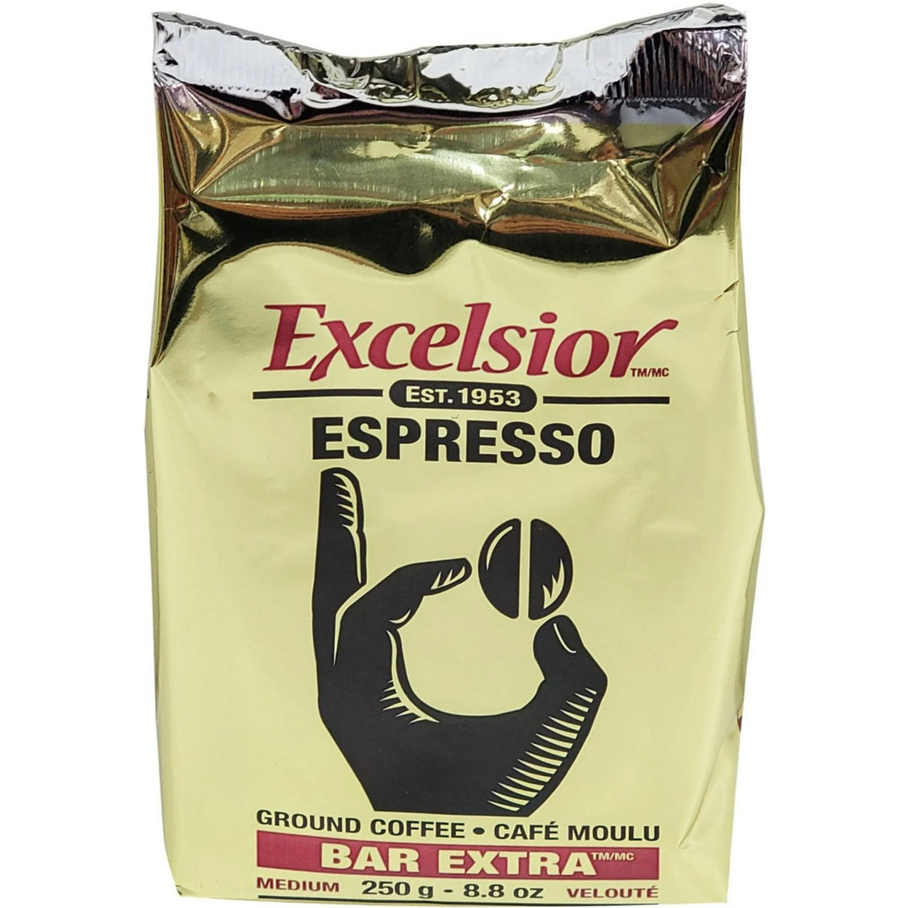 Excelsior Espresso Ground Coffee 250g - Case of 24