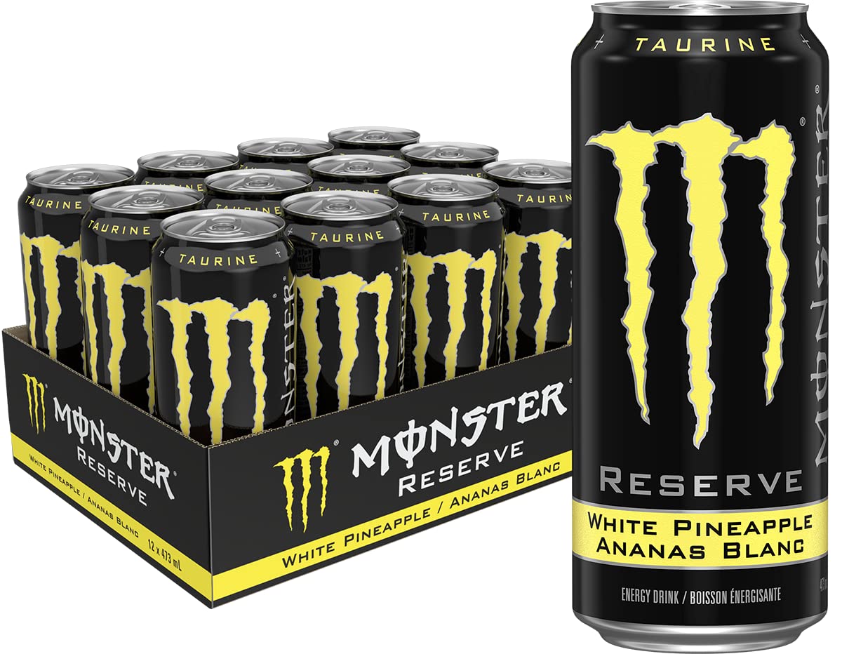 Monster Reserve White Pineapple 473ml (12 pack)