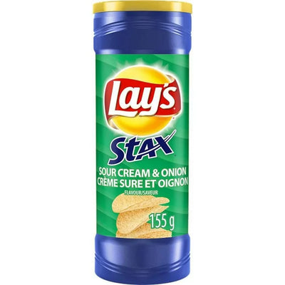 Lay's Stax Sour Cream & Onion 155g (Case of 17)