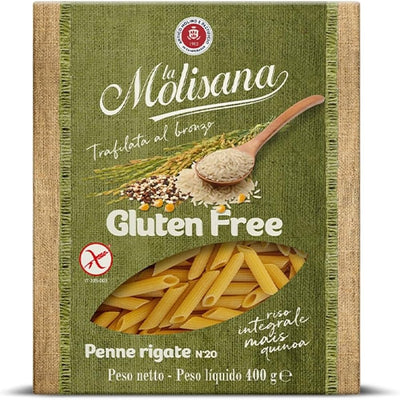 La Molisana Gluten Free Penne Rigate 400g - Case of 12