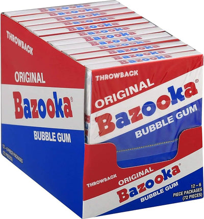 Bazooka Bubblegum Throwback (Case of 12)