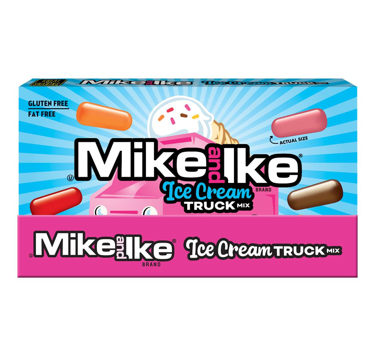 Mike & Ike Ice Cream Truck Mix 4.25oz (U) 12CT