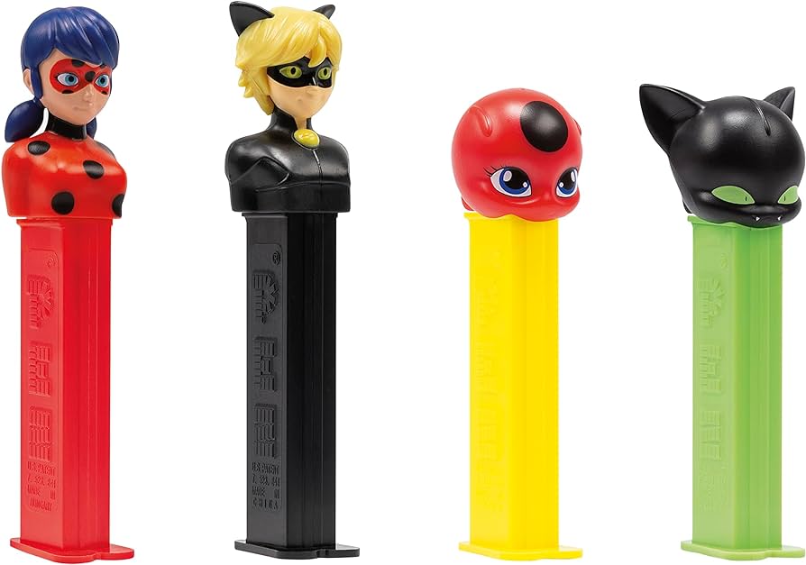 Pez Candy & Dispenser Miraculous - Case of 12