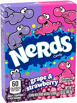 Nerds Grape and Strawberry 46.7g (Case of 36)