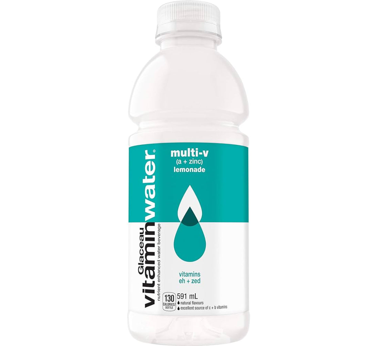 Glaceau Vitamin Water Multi-V Lemonade 591ml (12 pack)