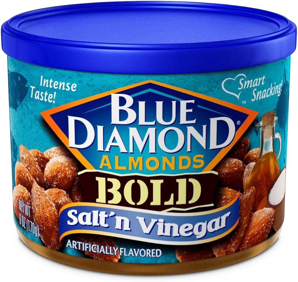 Blue Diamond Almonds Bold Salt N' Vinegar 170g - 12 Pack