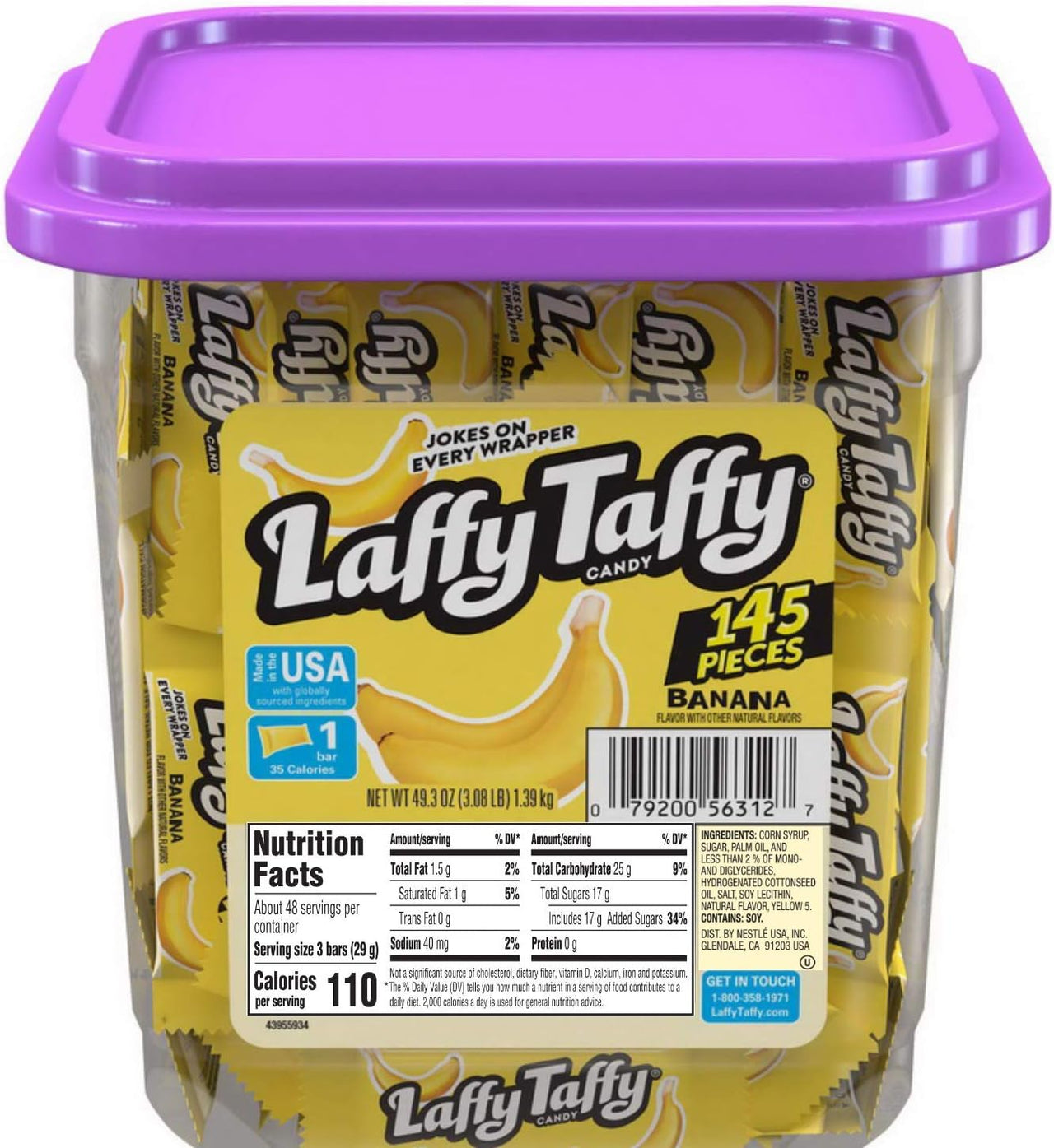 Laffy Taffy Banana (145 units)
