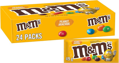 M&M's Peanut Candies 49g - 24ct