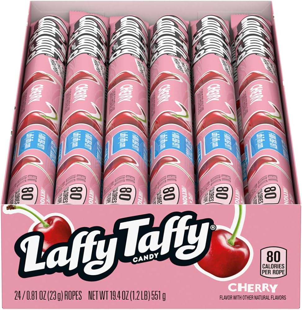 Laffy Taffy Rope Cherry - Case of 24