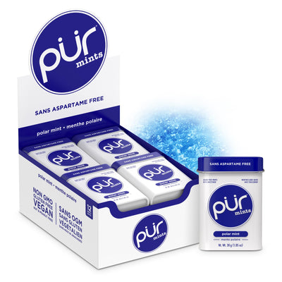 Pur Mints Polar Gum - 12ct