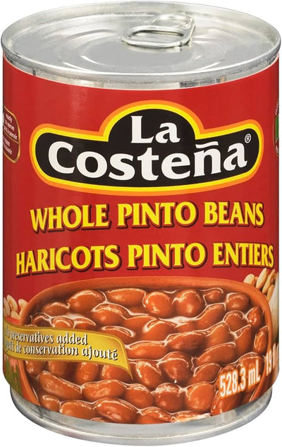 La Costena Whole Pinto Beans 528.3ml - Case of 12