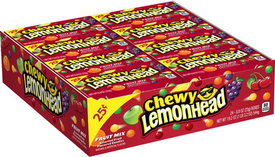 Lemonhead Chewy Fruit Mix 23g (Case of 24)
