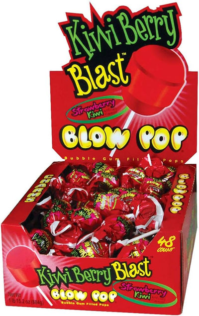 Charms Blow Pop Kiwi Berry 48Ct