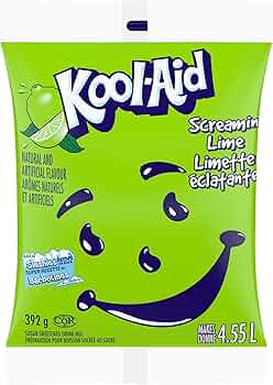 Kool-Aid Screamin' Lime 392g - Case of 12