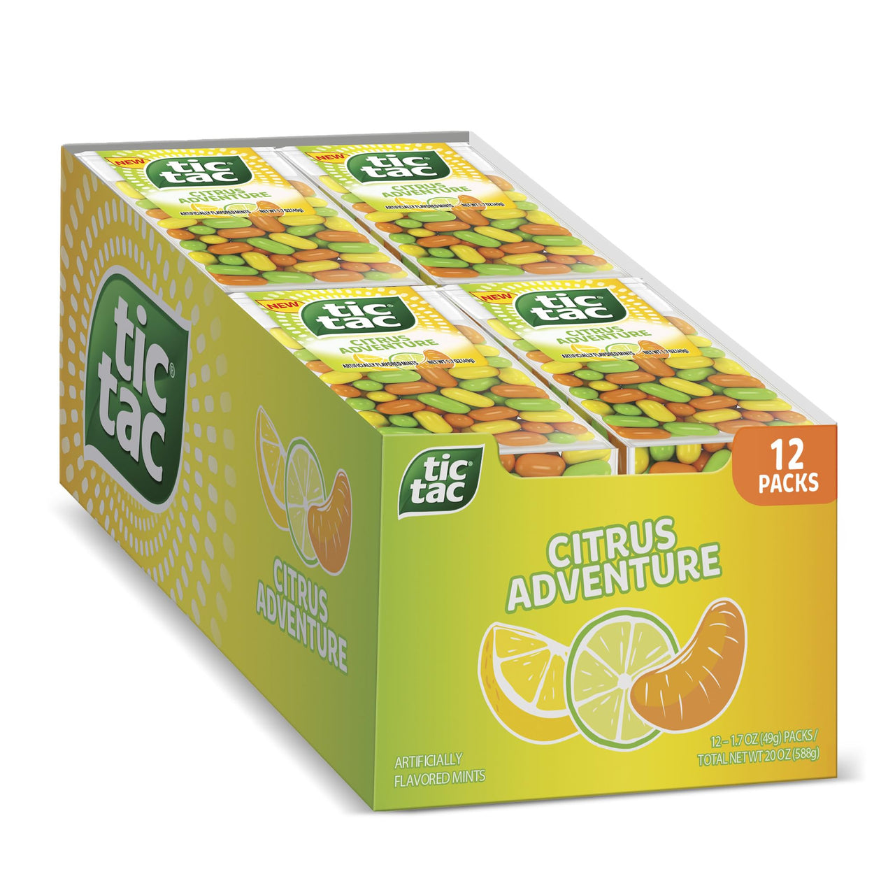 Tic Tac Citrus Adventure (Case of 12)