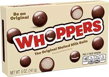Whoppers Malted Milk Original Candy 141g (12 pack)