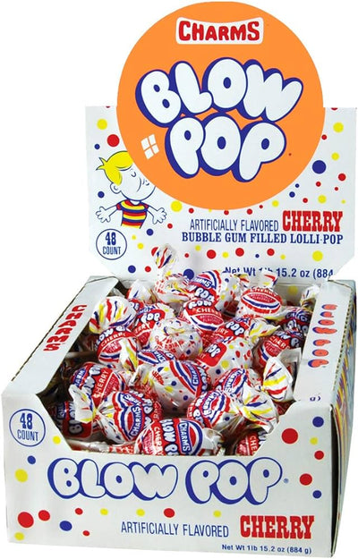 Charms Blow Pop Cherry 48Ct