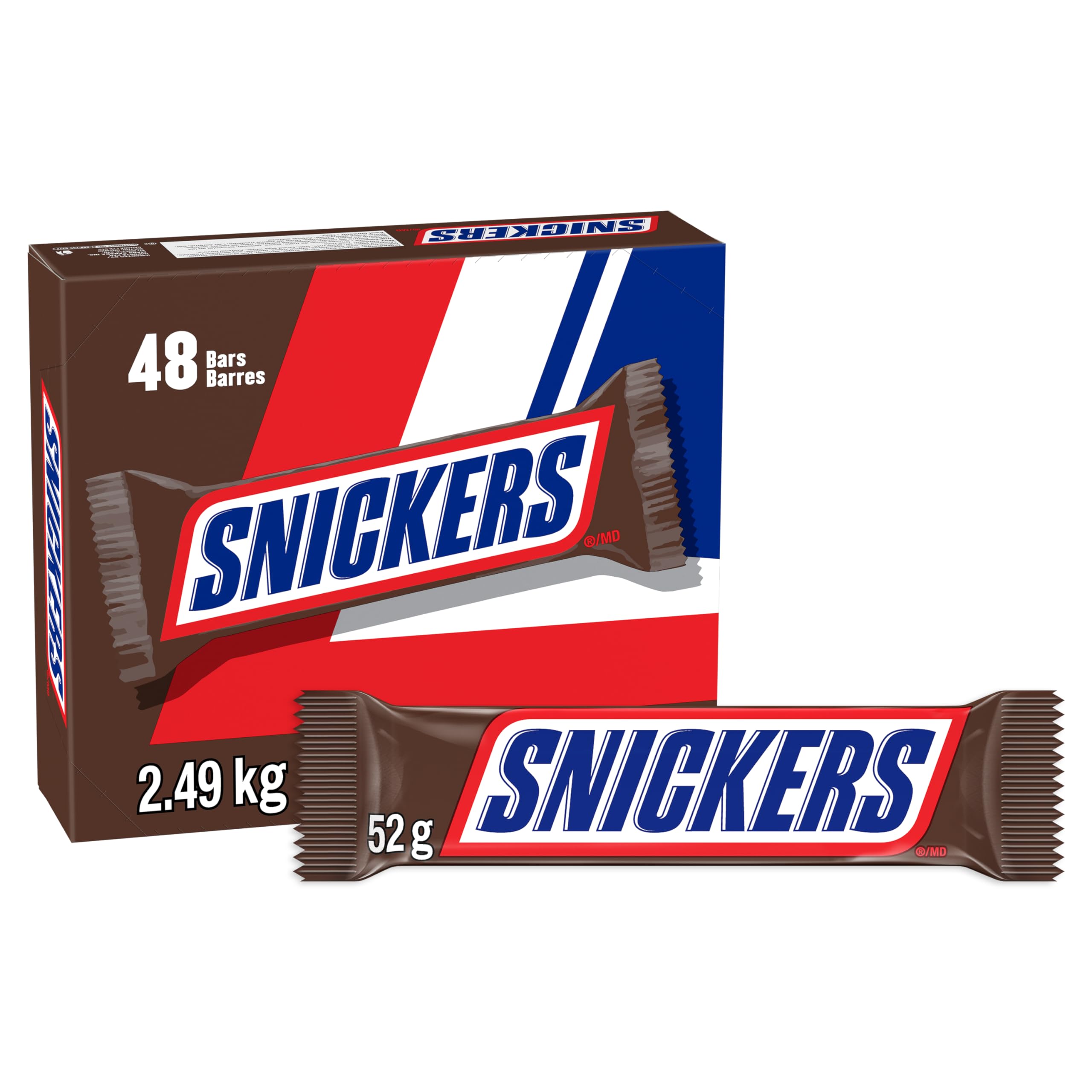 Snickers Regular 52g - 48ct – Stockup Market
