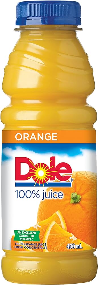 Dole Orange Juice 450ml (12 pack)