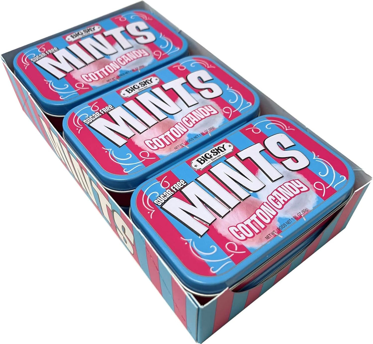 Big Sky Mints Cotton Candy 50g - 6ct