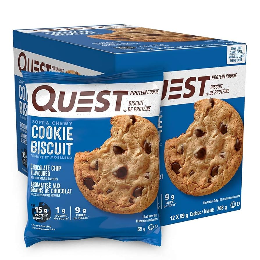 Quest Protein Chocolate Chip Cookie - 12ct