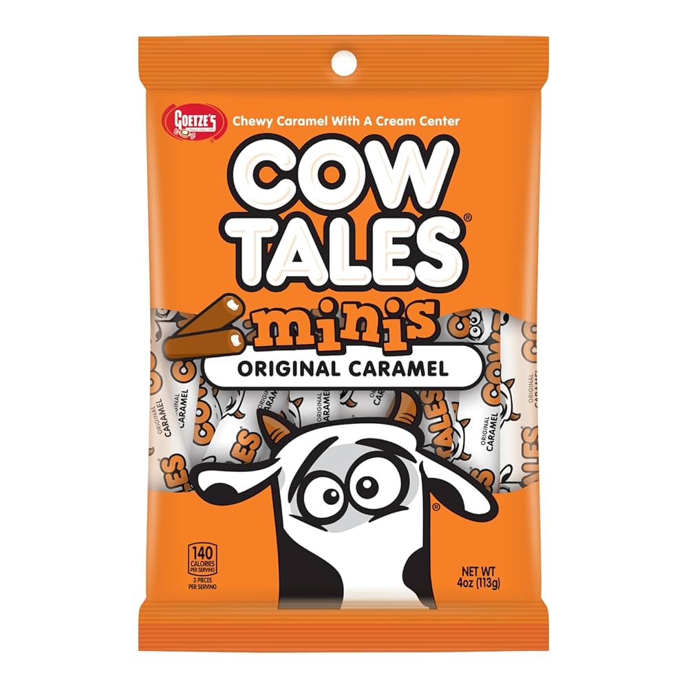 Cow Tales Minis Original Caramel 4oz - Case of 12