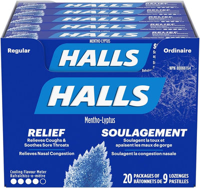 Halls Relief Regular Flavor - 20ct