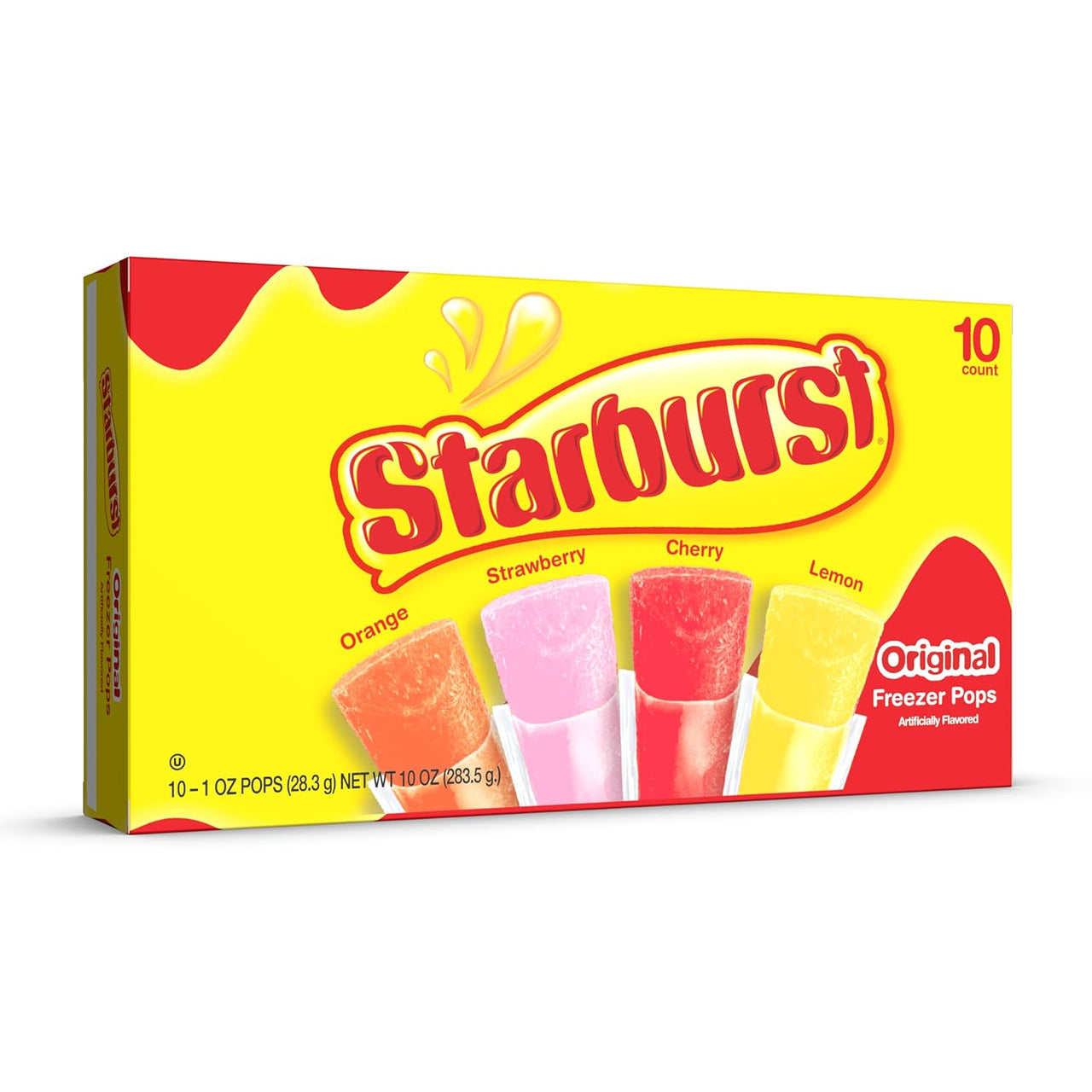 Starburst Original Freezer Pops 10ct - Case of 12