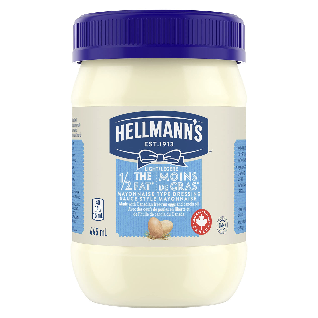 Hellmann’s Light Mayonnaise 445ml (Case of 12)