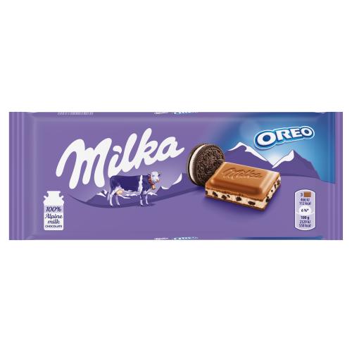 Milka Oreo Chocolate Bar 100g (Case of 15) - EU