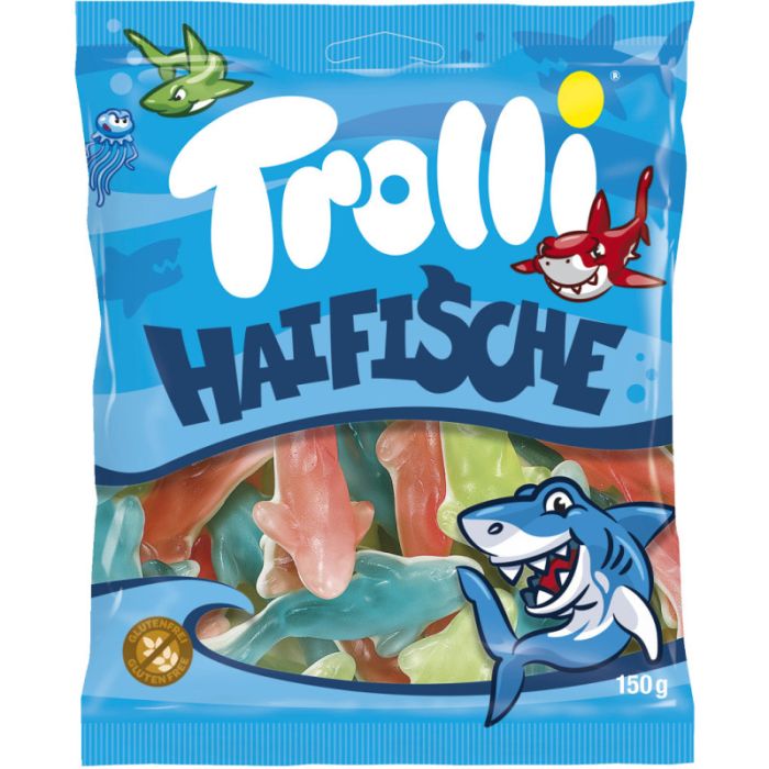 Trolli Haifische 150g - Case of 24 (Germany)