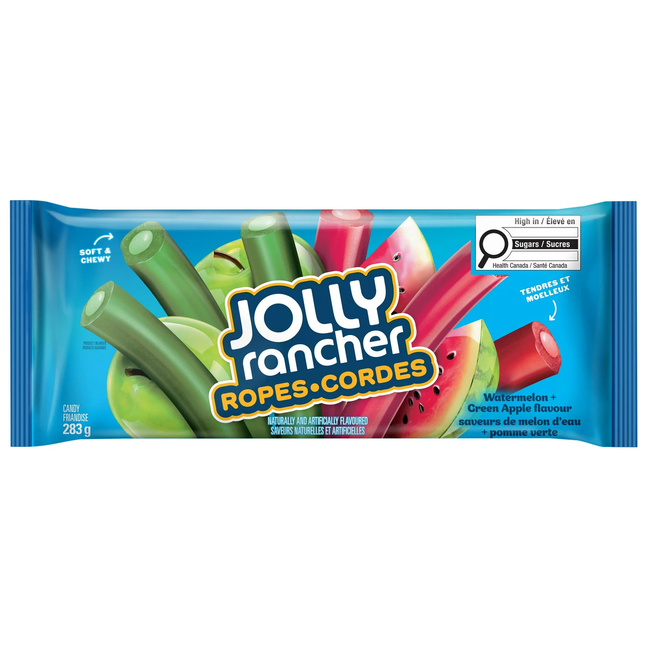 Jolly Rancher Ropes Watermelon + Green Apple 283g - Case of 12