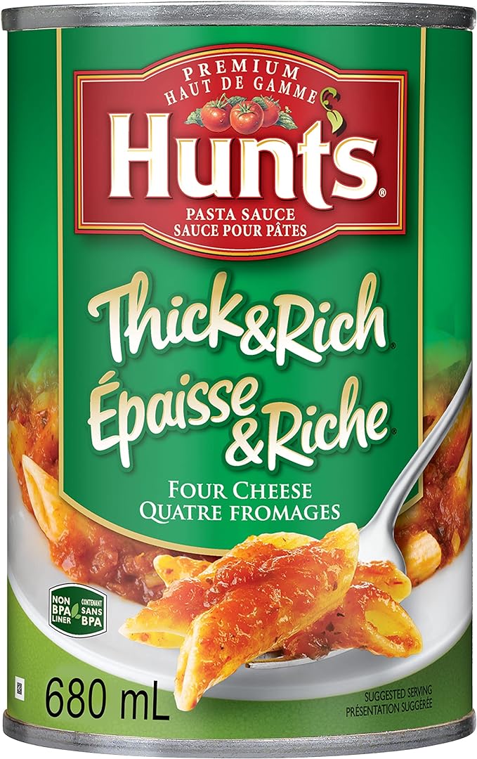 Hunts Thick & Rich Four Cheese 680ml - Case of 12